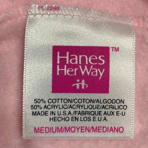 NWOT * Hanes Pink Sweats - Picture 2 of 10